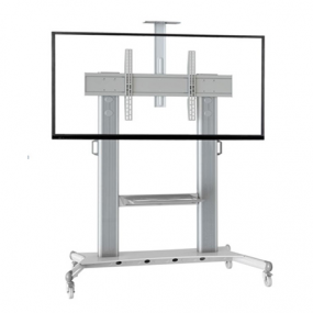 movable tv stand mobile tv trolley cart for 60 