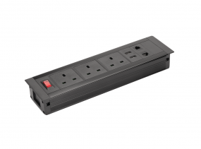 conference office table top mounted multi-function power and data connection socket
