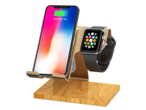 wireless charger 2 in1 for mobile phone and apple watch 