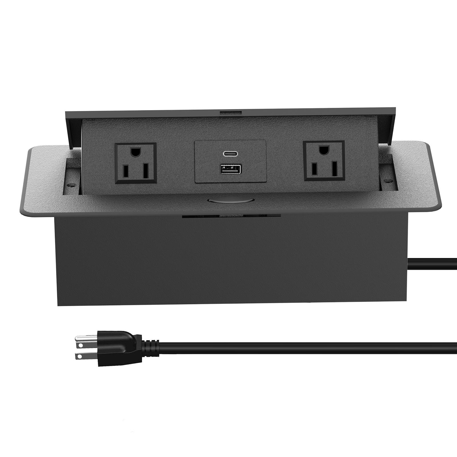 Desktop Pop Up Power Socket Cover Box